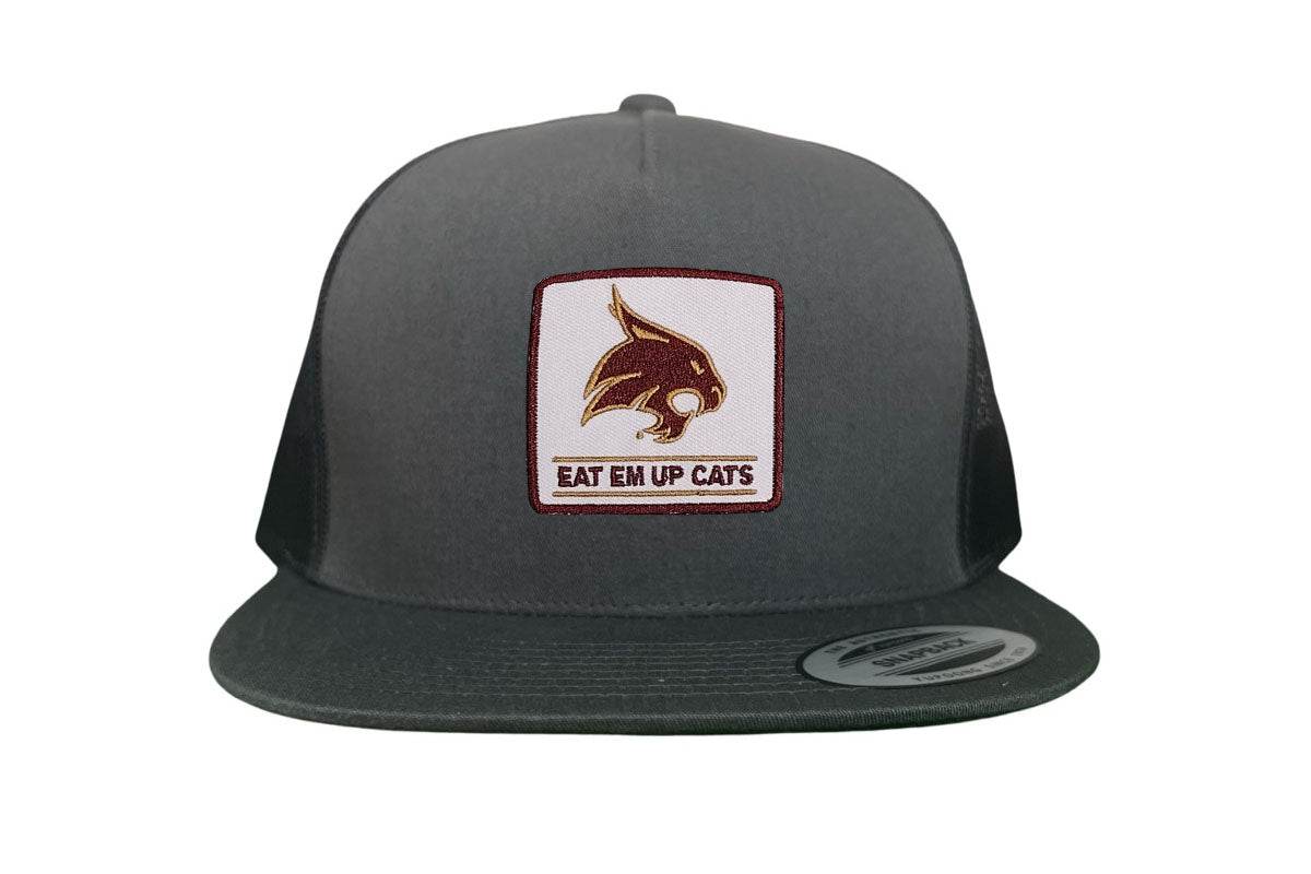 Texas State Square Supercat Eat Em Up Cats / Hats / TXST010 / 093 /