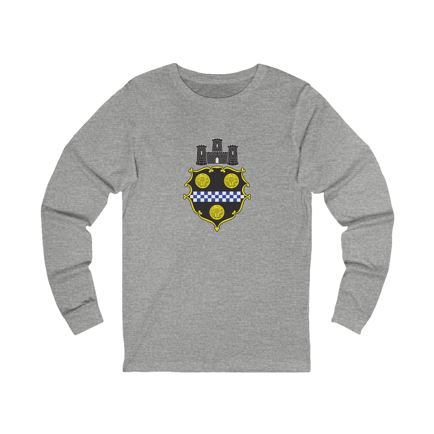 City of Pittsburgh Coat of Arms Long Sleeve Tee Shirt
