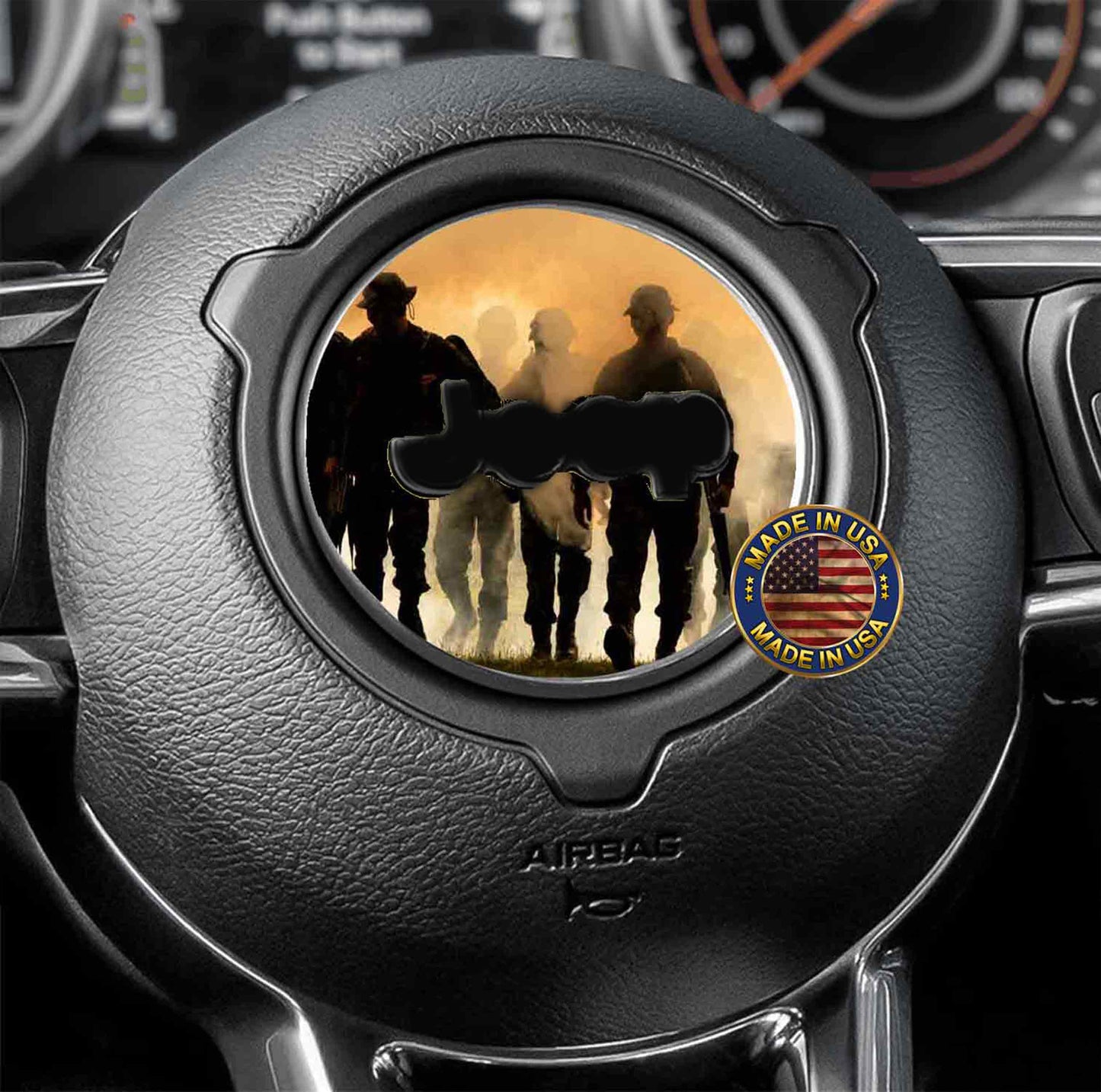 Soldiers Steering wheel decal 184