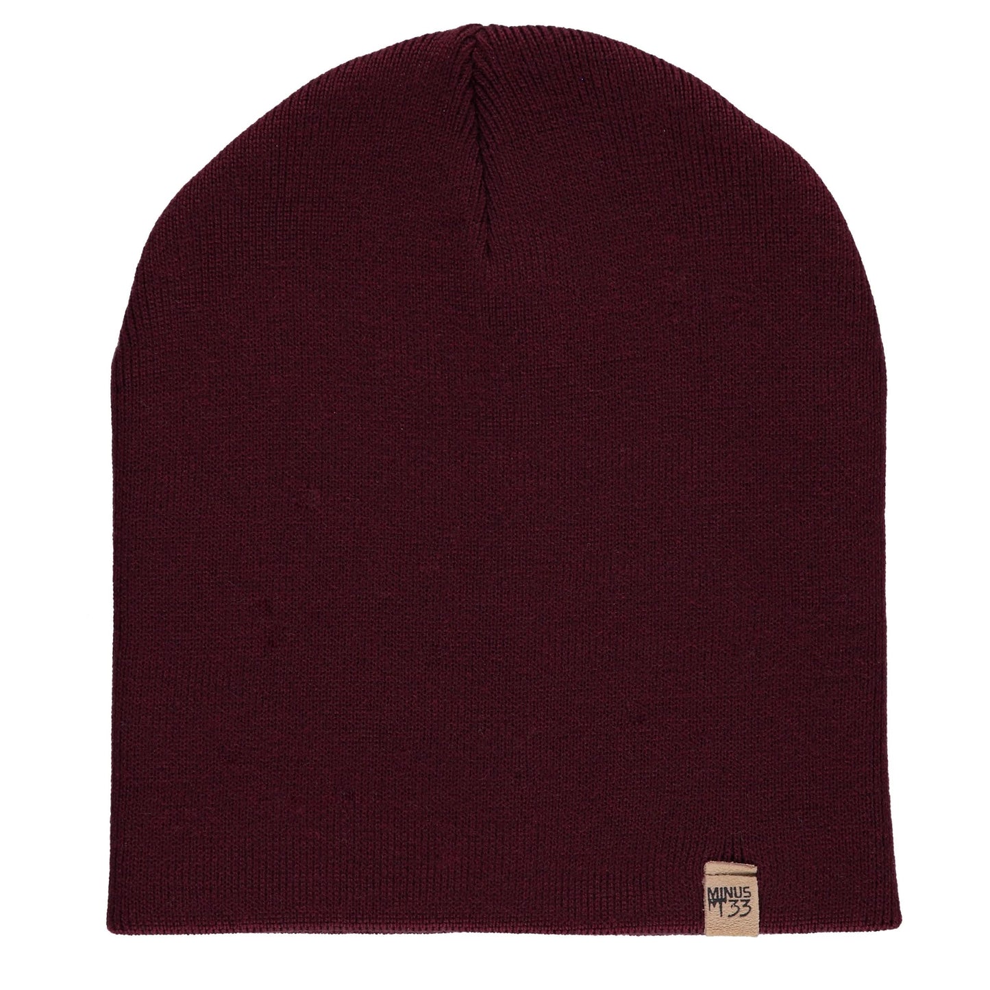 100% Merino Wool Knit Beanie - Heavyweight