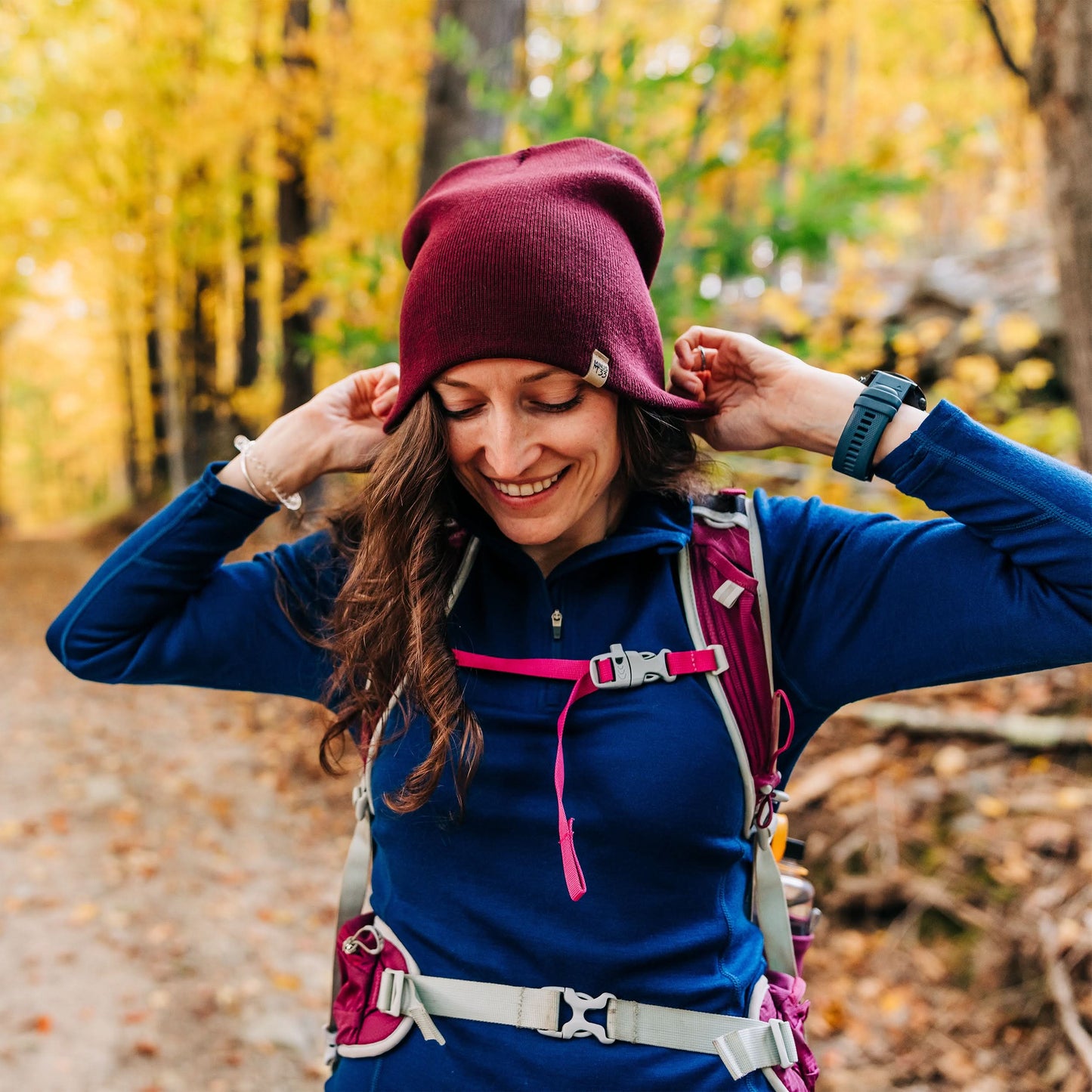 100% Merino Wool Knit Beanie - Heavyweight