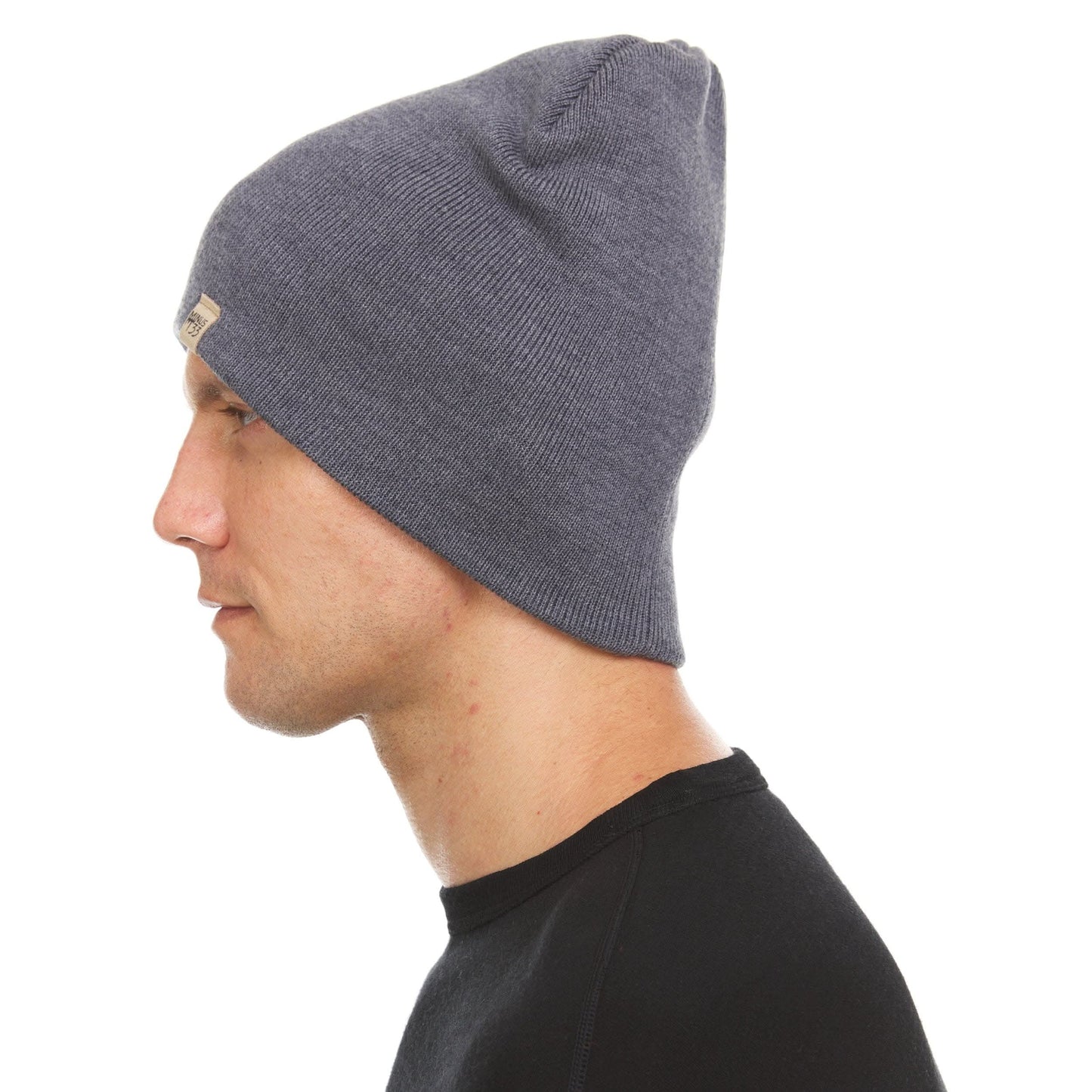 100% Merino Wool Knit Beanie - Heavyweight