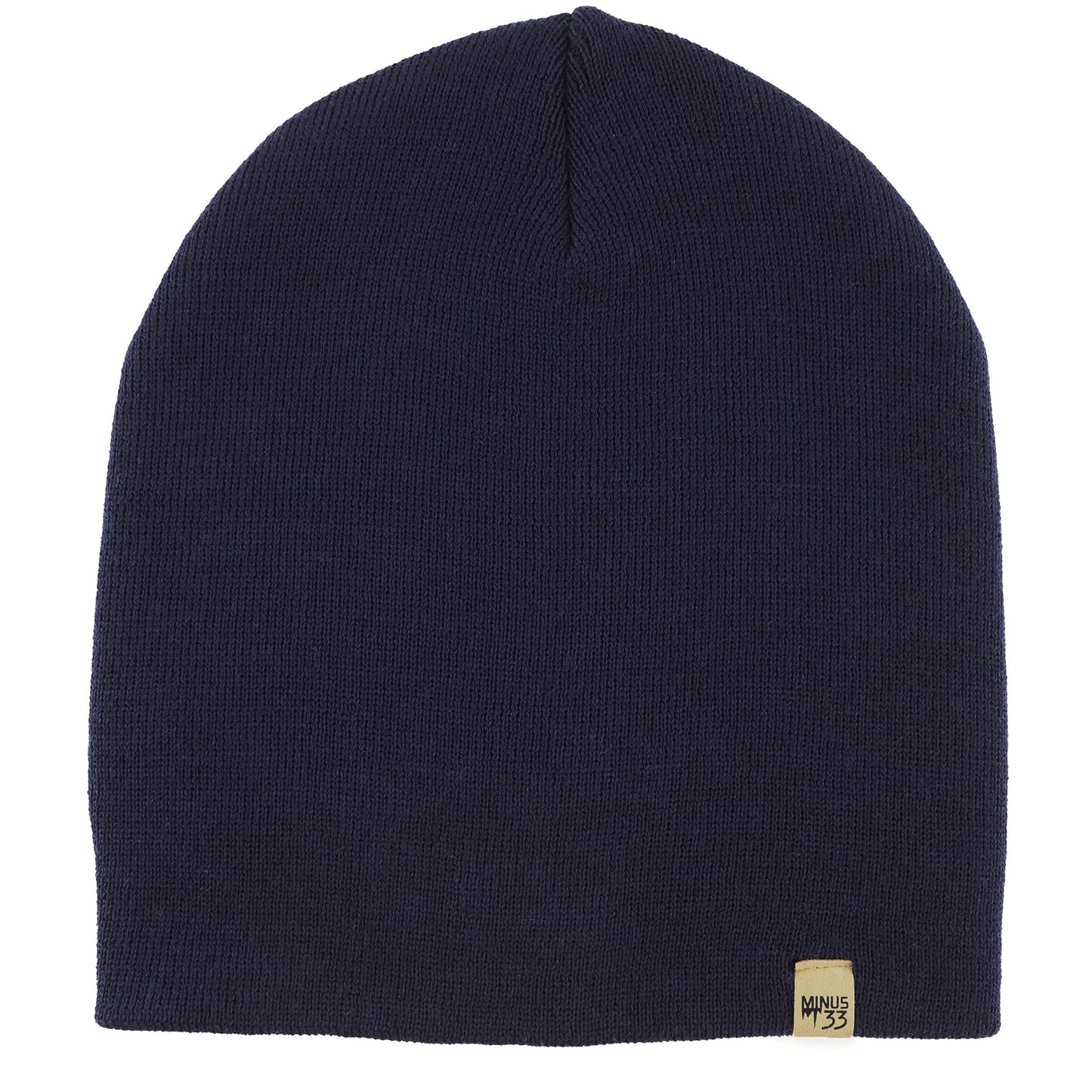 100% Merino Wool Knit Beanie - Heavyweight