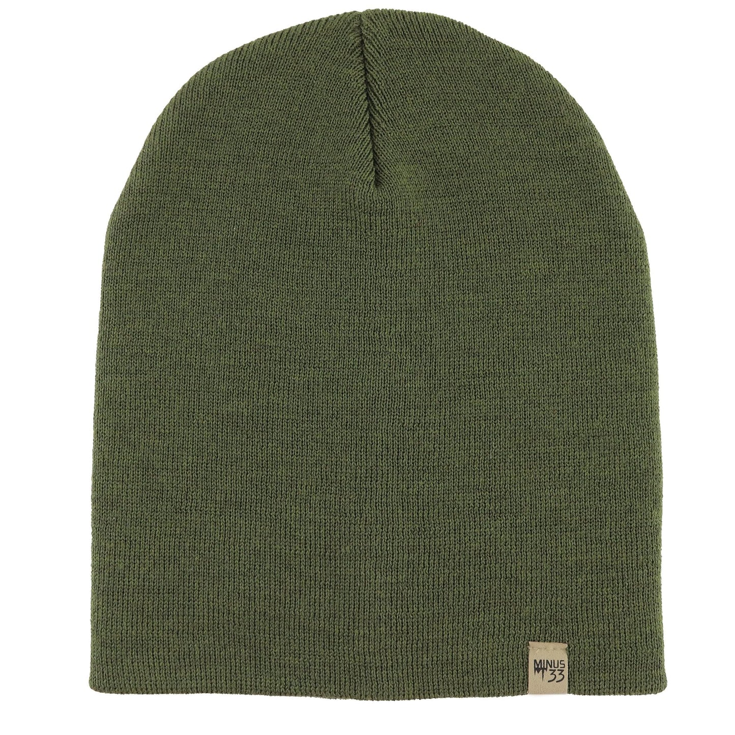 100% Merino Wool Knit Beanie - Heavyweight