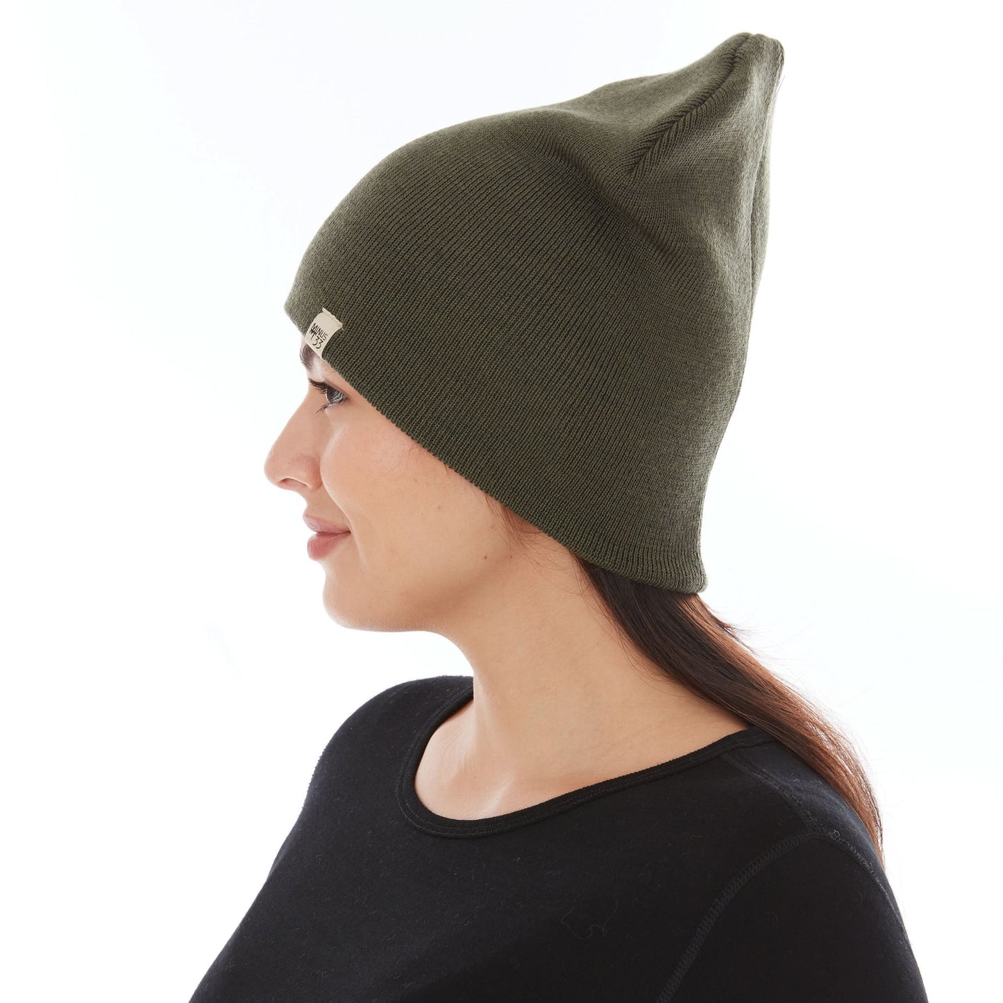 100% Merino Wool Knit Beanie - Heavyweight
