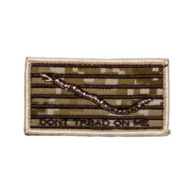Don't Tread on Me Flag Patch Desert Digital - Small Morale Patch