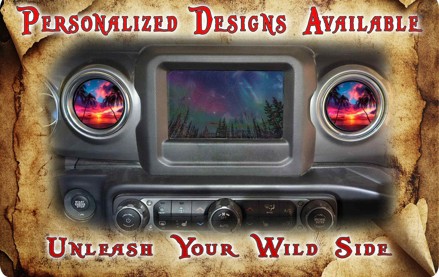 Steering wheel decal beach 125