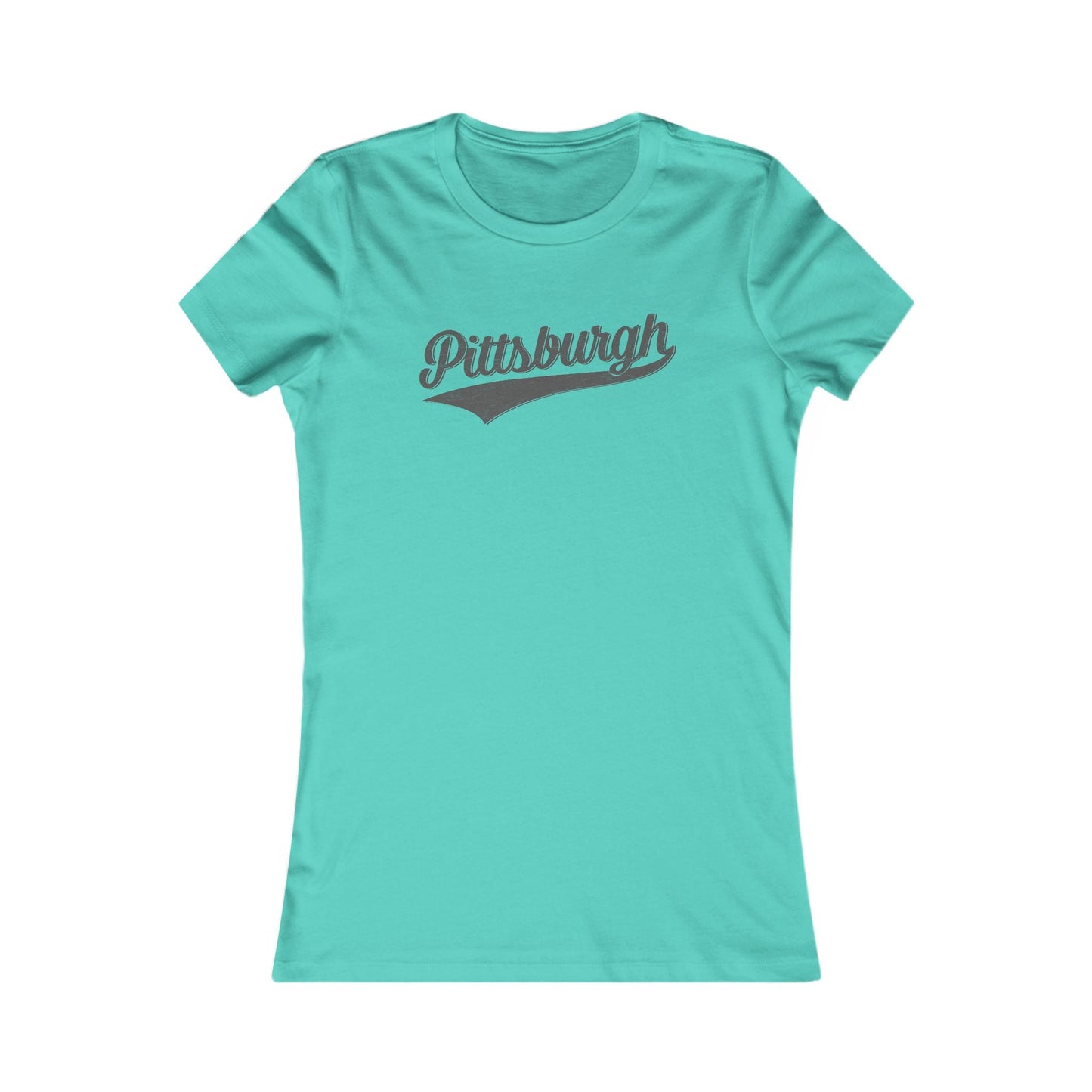 Pittsburgh Varsity Retro Women's Slim Feminine Fit T-shirt