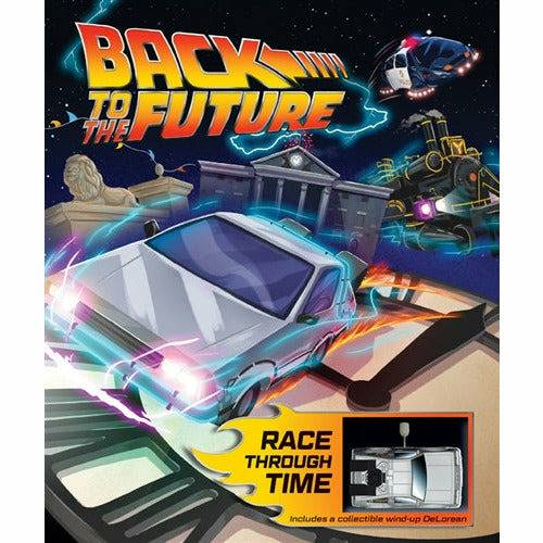 'Back to the Future: Race Through Time' hardcover book with collectible wind-up DeLorean [2019]