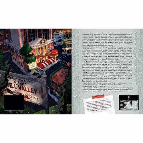 'Back to the Future: Race Through Time' hardcover book with collectible wind-up DeLorean [2019]