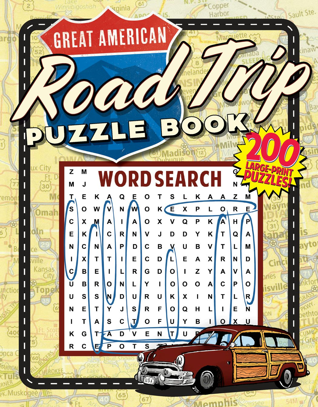 Great American Road Trip Puzzle Book