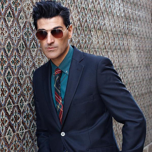 Medium Classic Retro Metal Frame Aviator Sunglasses 53mm 1372