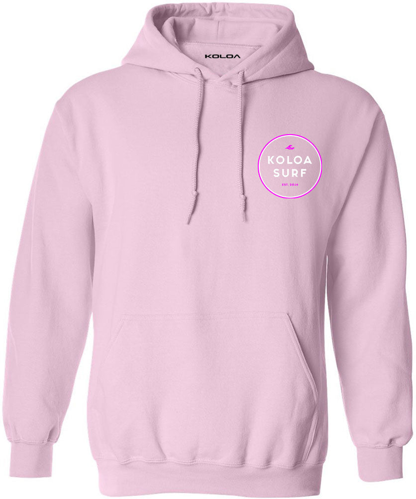 The Koloa Original Circle Hoodie- Pink