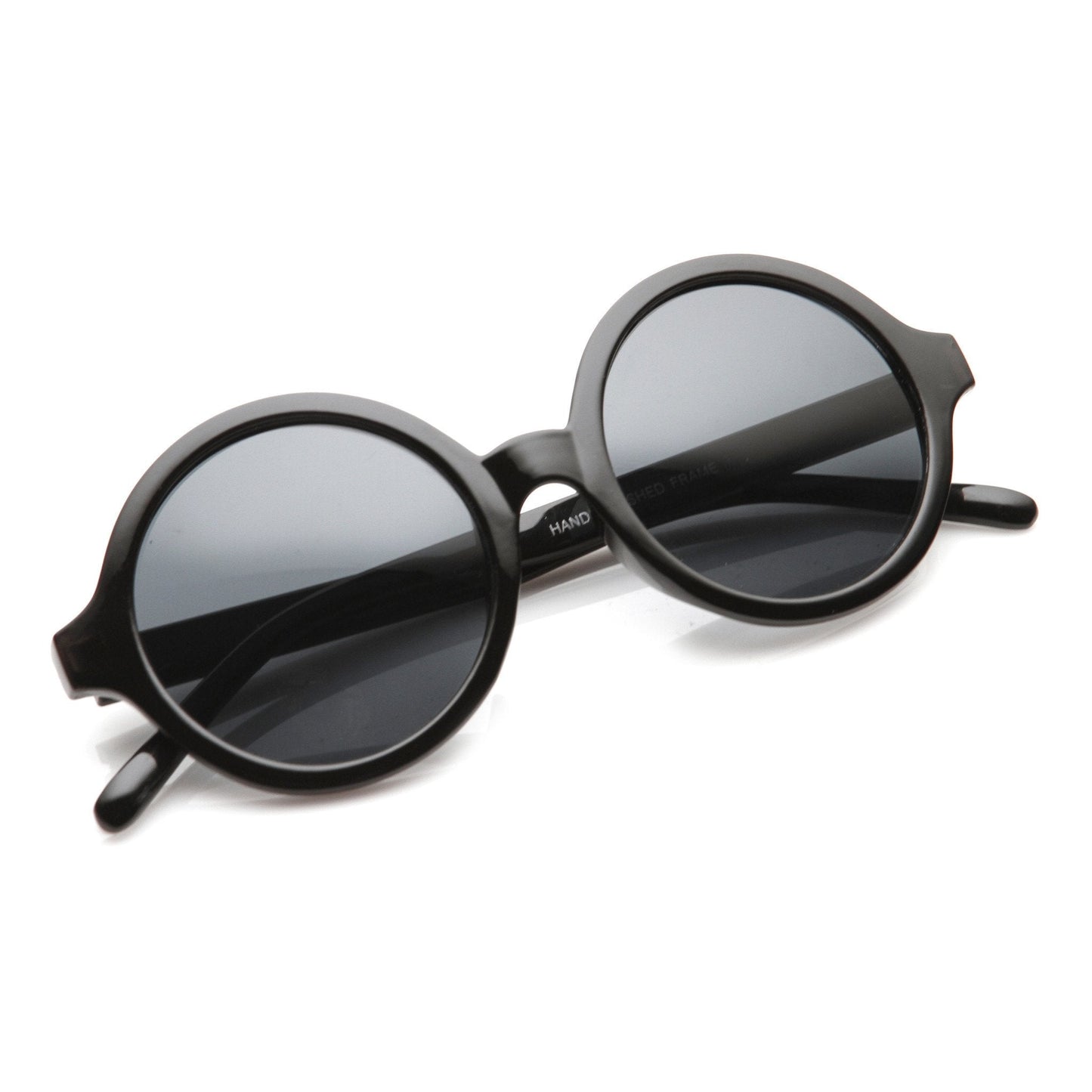 Retro Sleek Large Round Fashion Sunglasses 8704