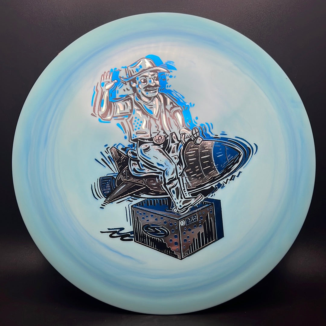 Alpha Harrier - "Ride Em Rocket Cowboy" Triple Foil