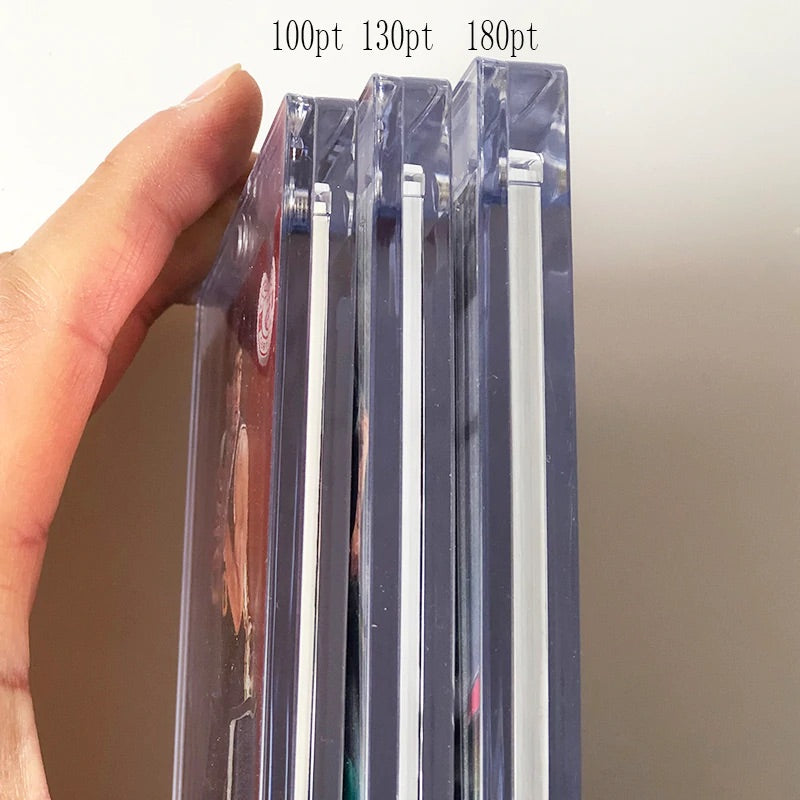 Vanity Slabs Holder 130pt Thickness for Thick RPA Patch Size Trading Cards for Baseball Football Hockey Basketball Cards