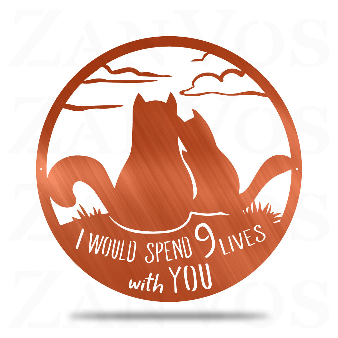 9 Lives Together Wall Art