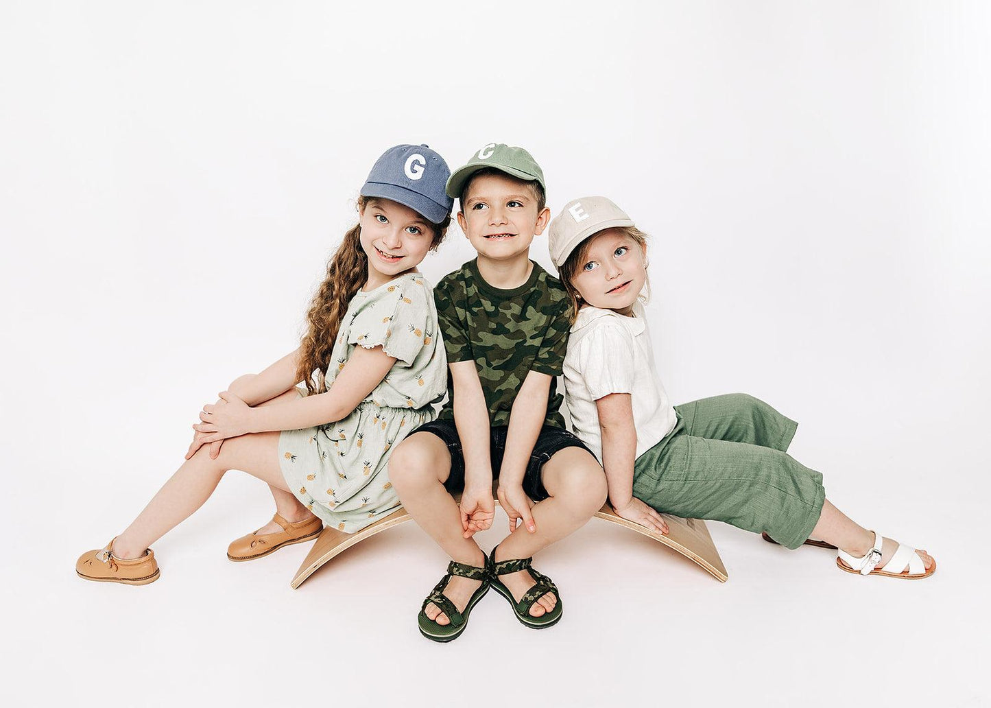 Dusty Sage Letter Baseball Hat