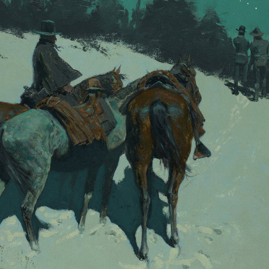 A Reconnaissance Frederic Remington Art Print