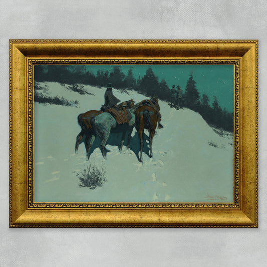 A Reconnaissance Frederic Remington Art Print