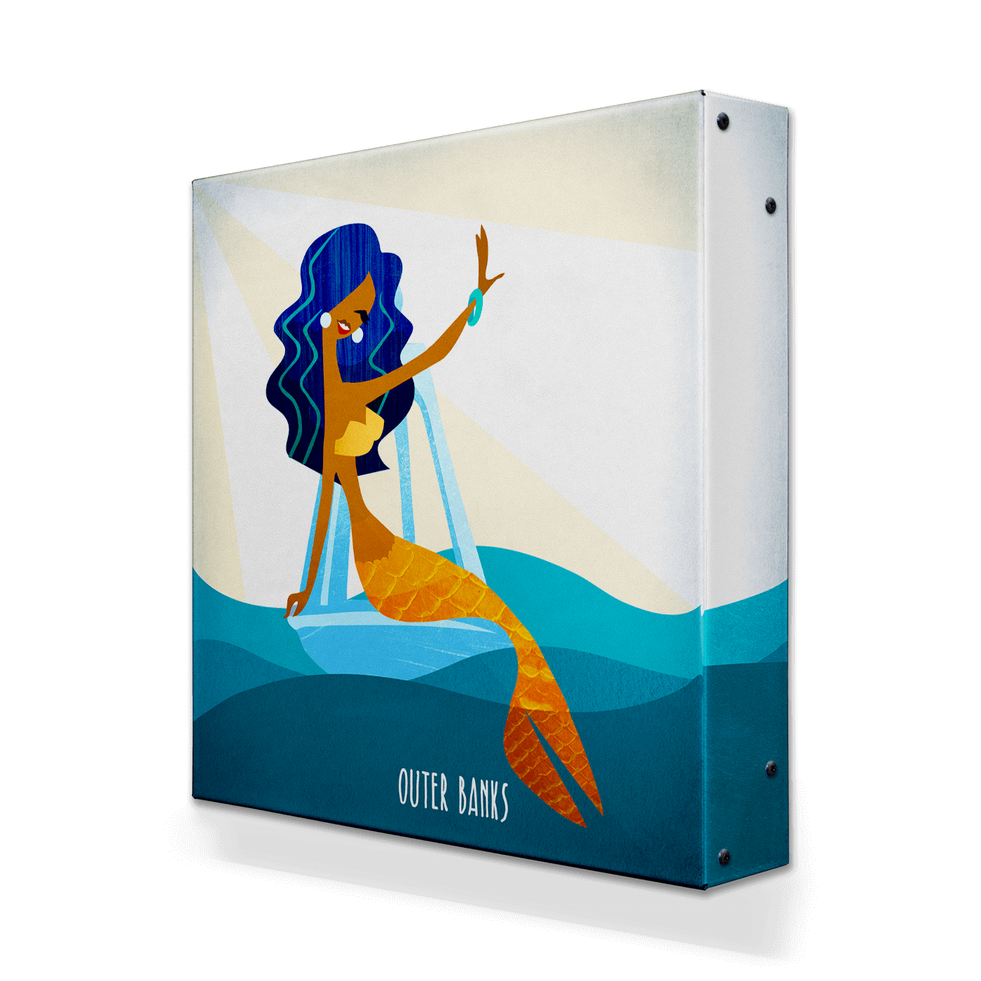 Mermaid's Wave - Metal Box Art