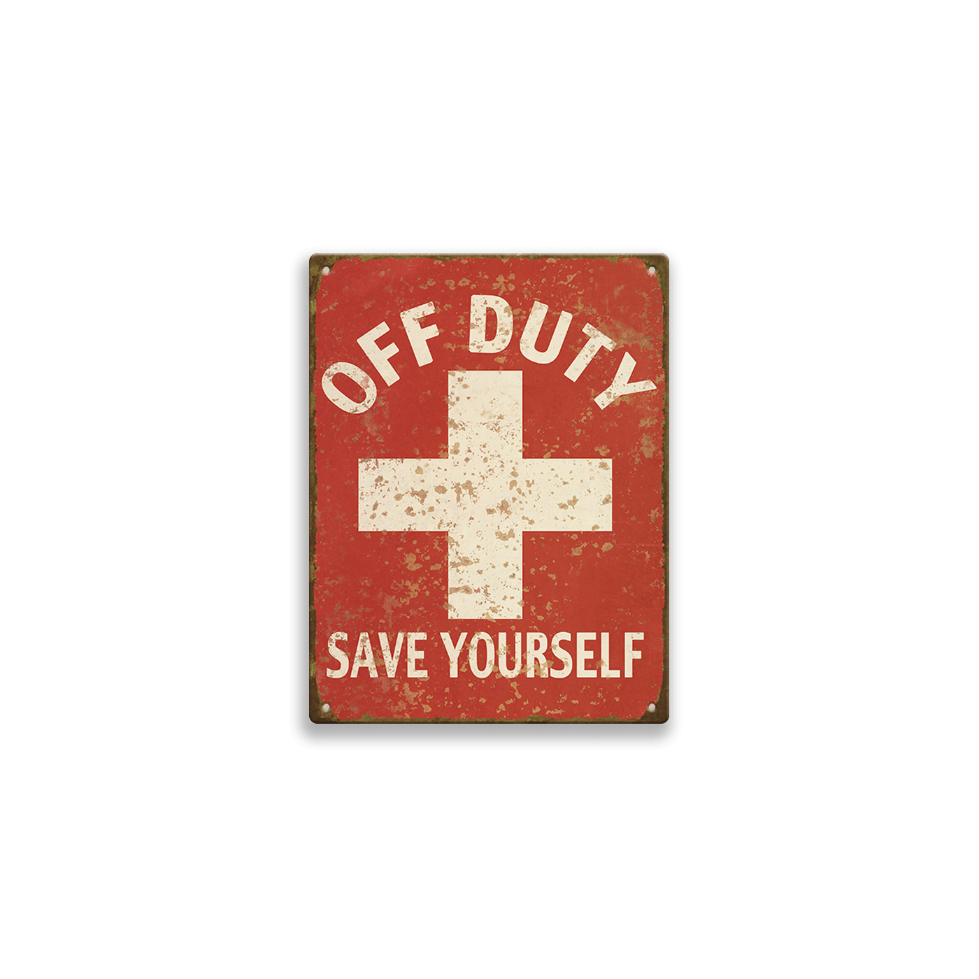 Off Duty Lifeguard: Generic - Metal Wall Art