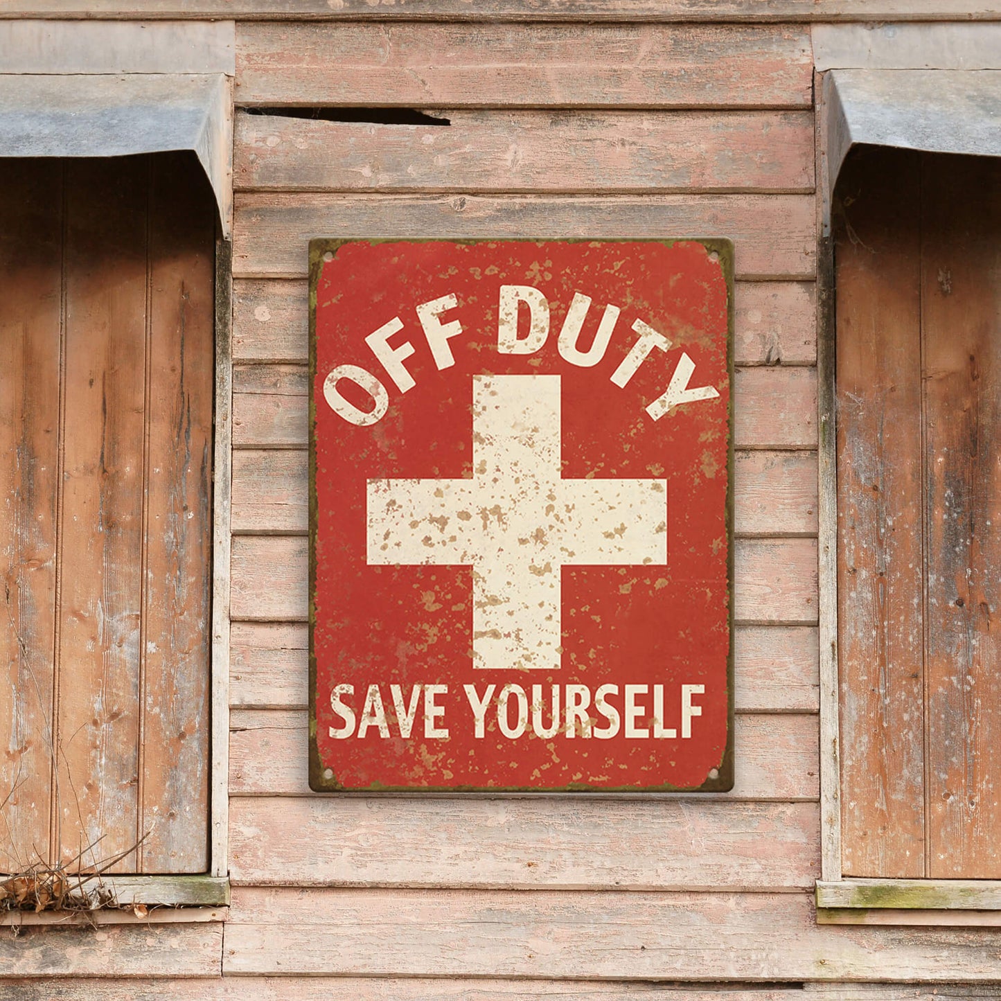Off Duty Lifeguard: Generic - Metal Wall Art