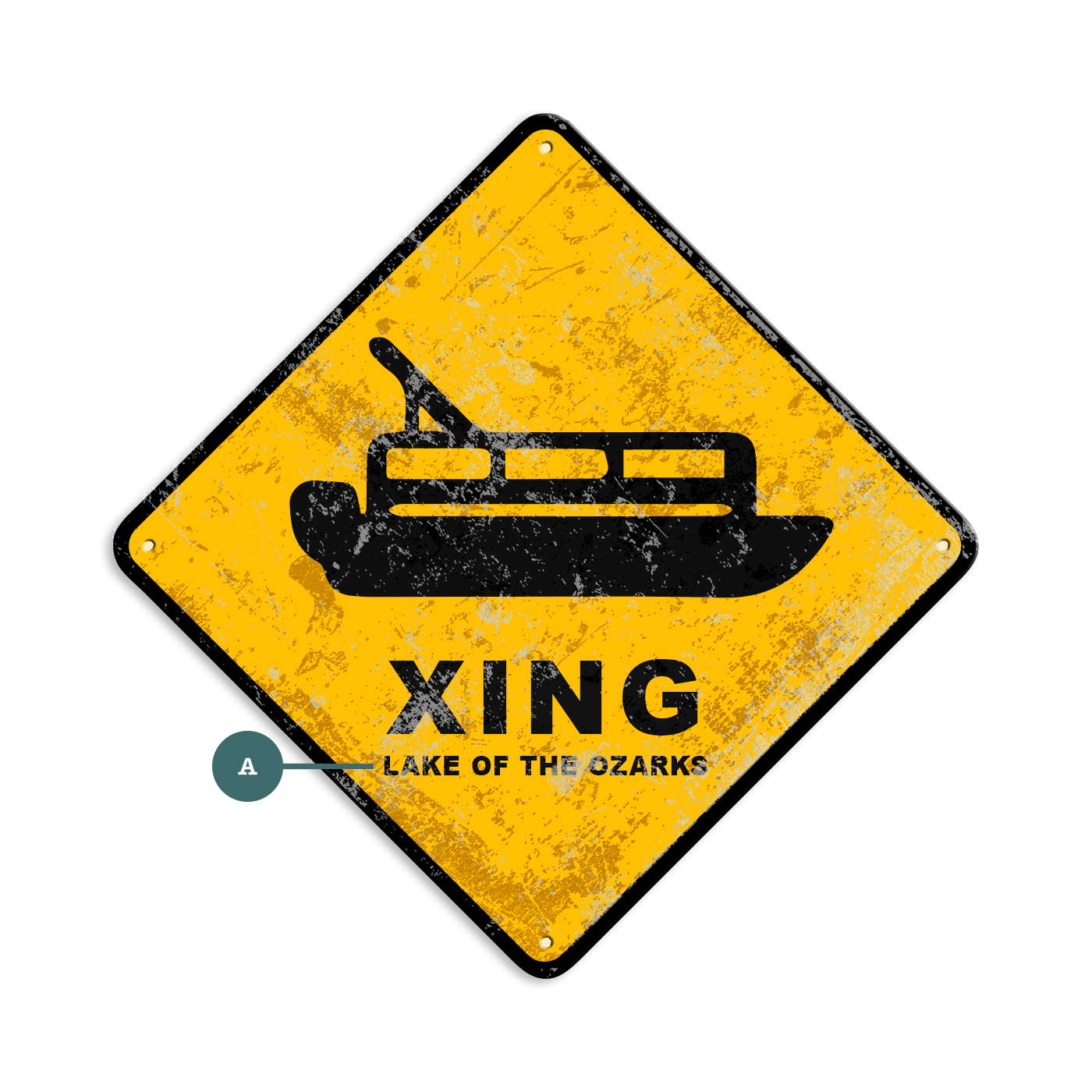 Pontoon Crossing - Metal Wall Art