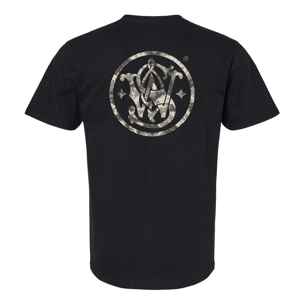 Smith & Wesson® Digital-Camo Filled Circle Logo Men's Tee