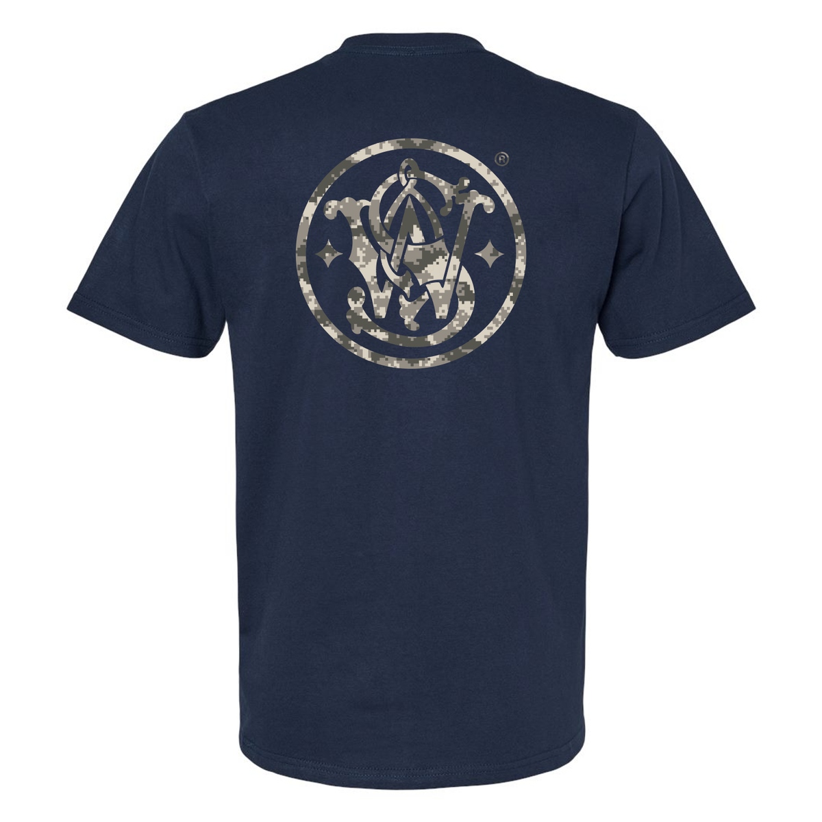 Smith & Wesson® Digital-Camo Filled Circle Logo Men's Tee