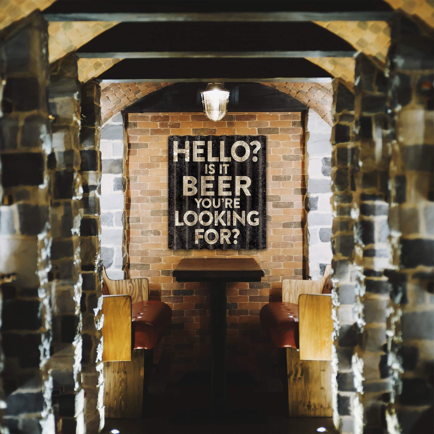 Is It Beer You're Looking For: Generic - Corrugated Metal Wall Art