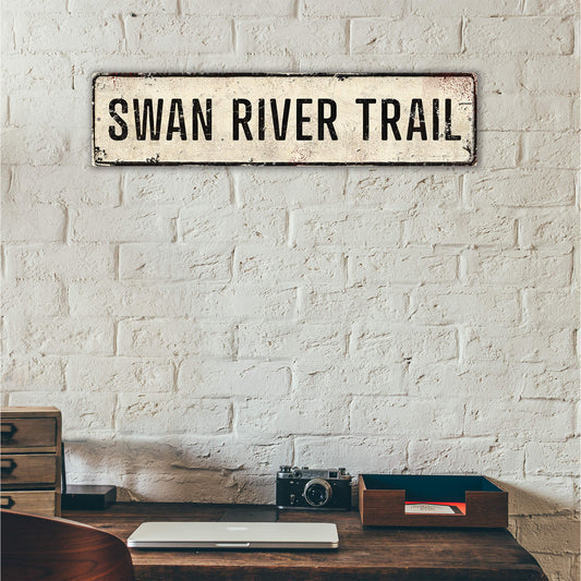 Landmark Classic Custom Signs: White 1 - Wall Decor