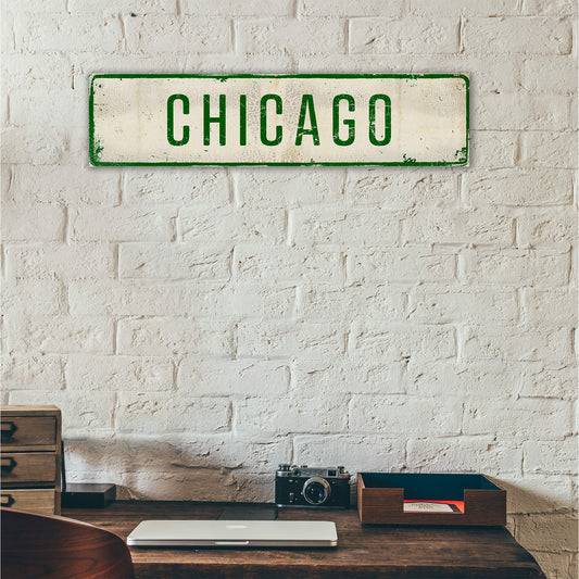 Landmark Classic Custom Signs: Green Text 1 - Wall Decor