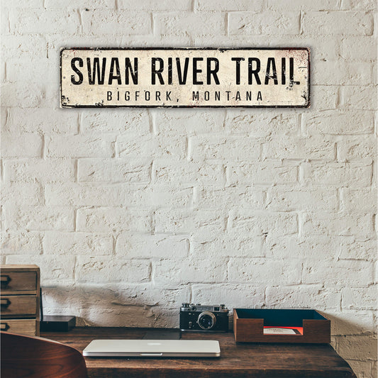 Landmark Classic Custom Signs: White 2 - Wall Decor