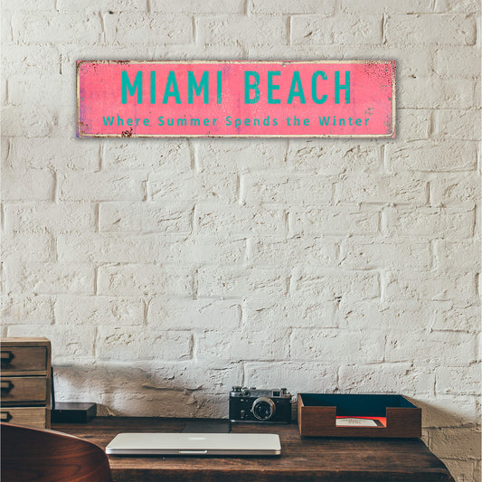 Landmark Classic Custom Signs: Pink 2 - Wall Decor