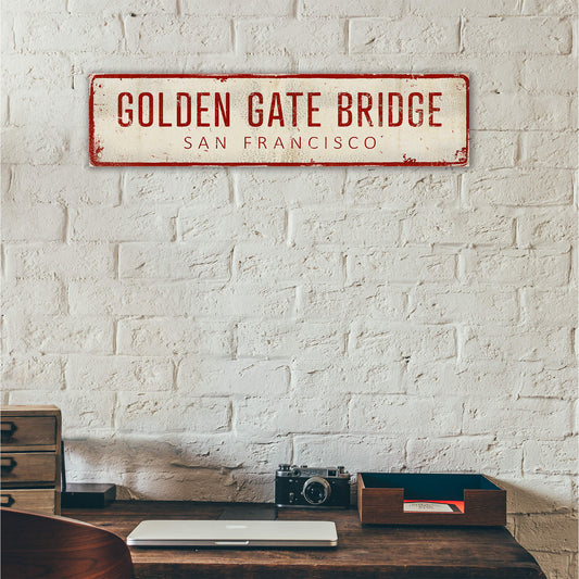 Landmark Classic Custom Signs: Red Text 2 - Wall Decor