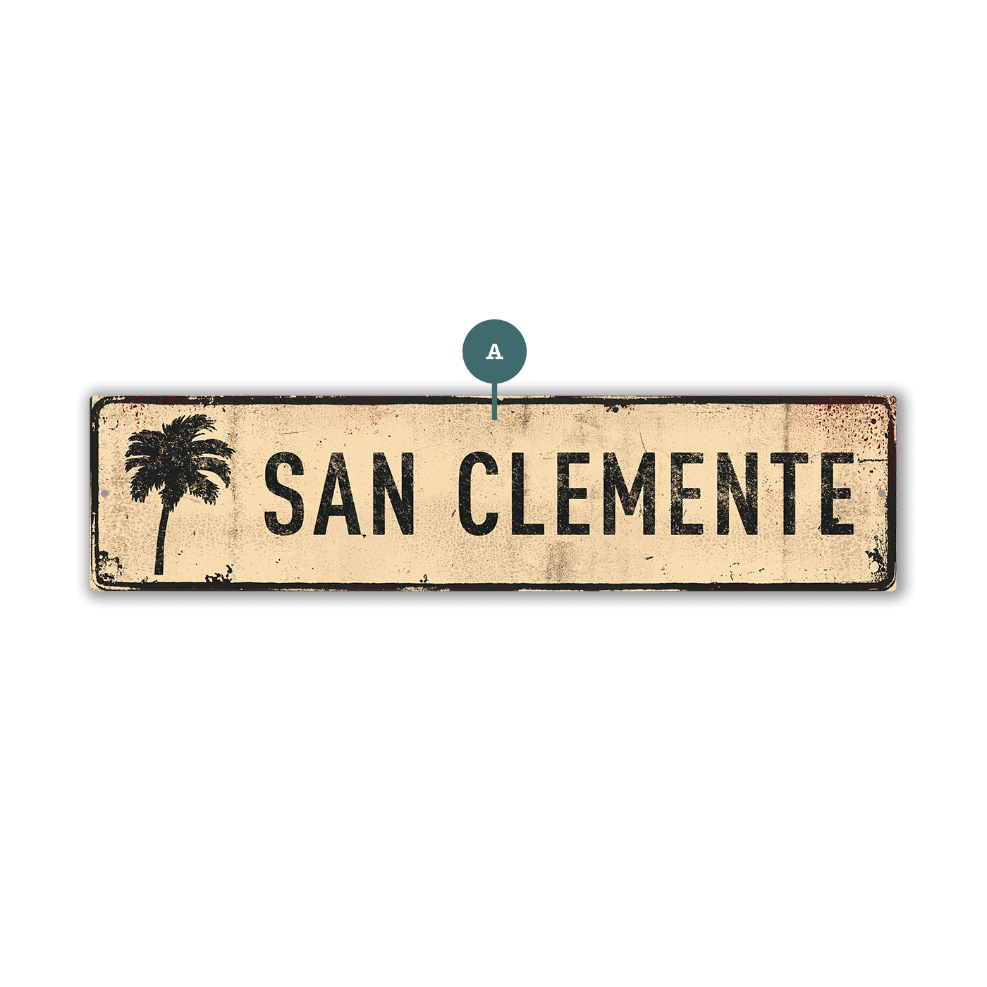 Landmark Palms Custom Signs: Sand 1 - Wall Decor