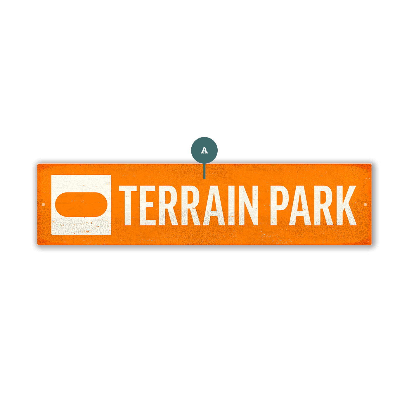 Ski Run Custom Signs: Terrain Park - Wall Decor