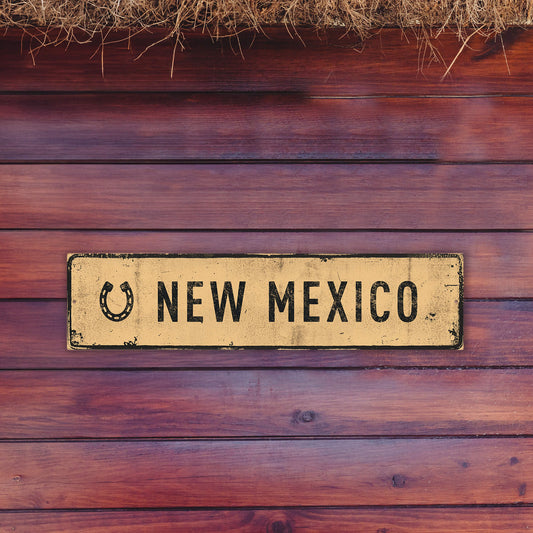 Landmark Horseshoe Custom Signs: Tan - Wall Decor