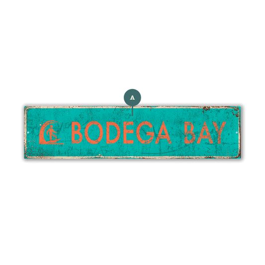 Landmark Surf Custom Signs: Turquoise - Wall Decor
