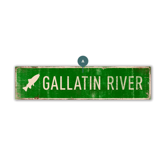 Landmark Fish Custom Signs: Green - Wall Decor