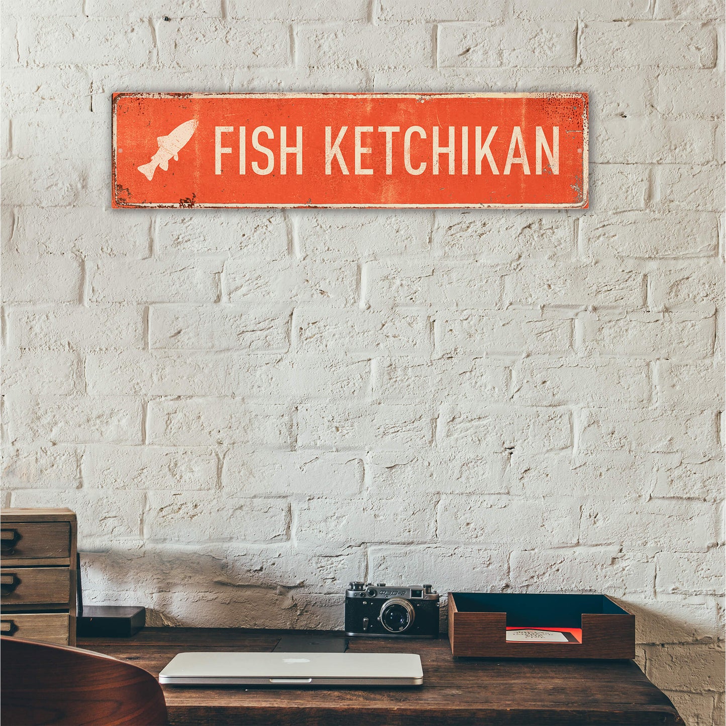 Landmark Fish Custom Signs: Coral - Wall Decor