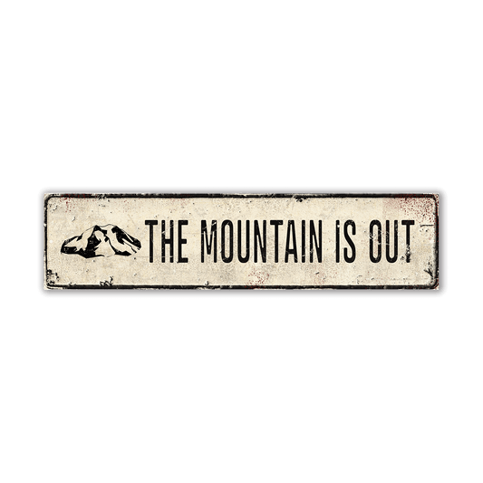 Landmark Signs: Mt. Rainier - Wall Decor