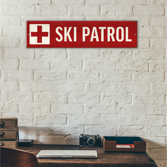 Ski Run Custom Signs: Ski Patrol - Wall Decor