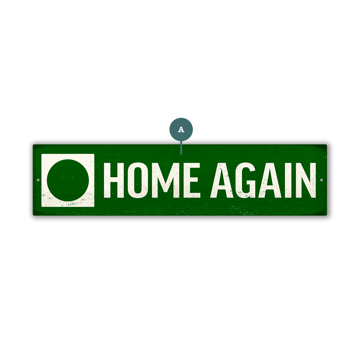 Ski Run Custom Signs: Green Circle - Wall Decor
