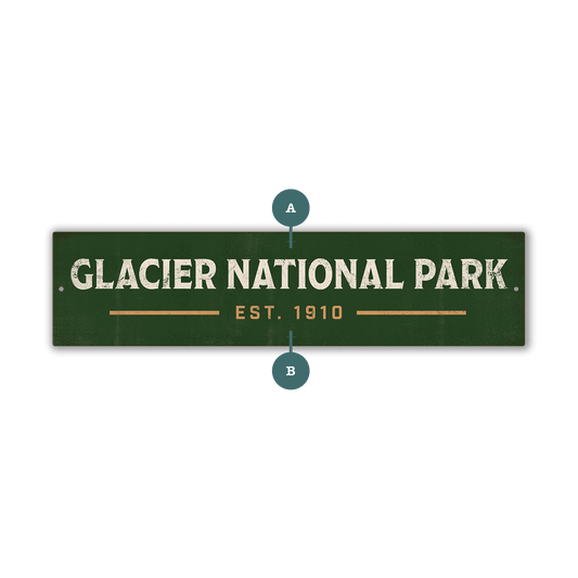 Landmark Signature Custom Signs: Green 2 - Wall Decor