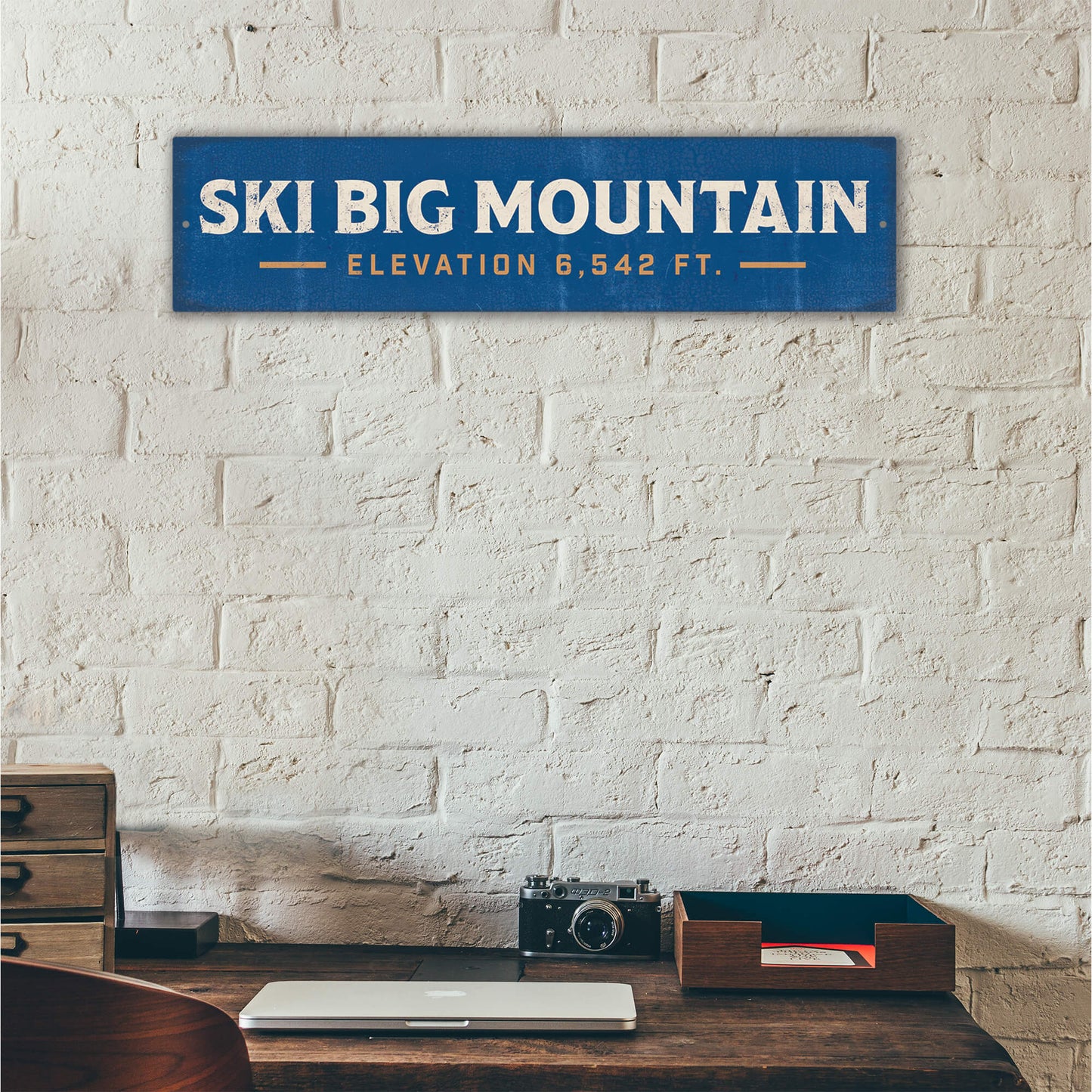 Landmark Signature Custom Signs: Blue 2 - Wall Decor