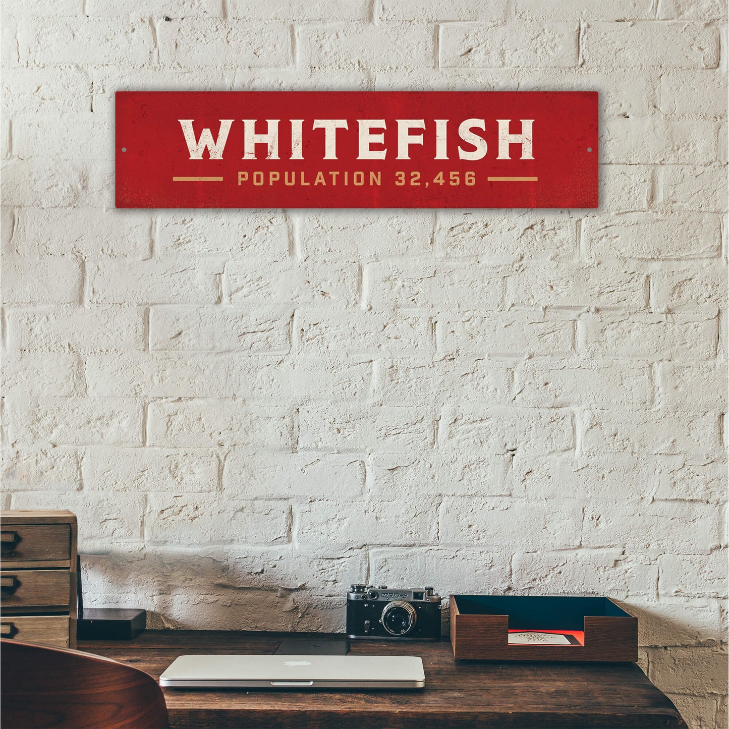 Landmark Signature Custom Signs: Red 2 - Wall Decor