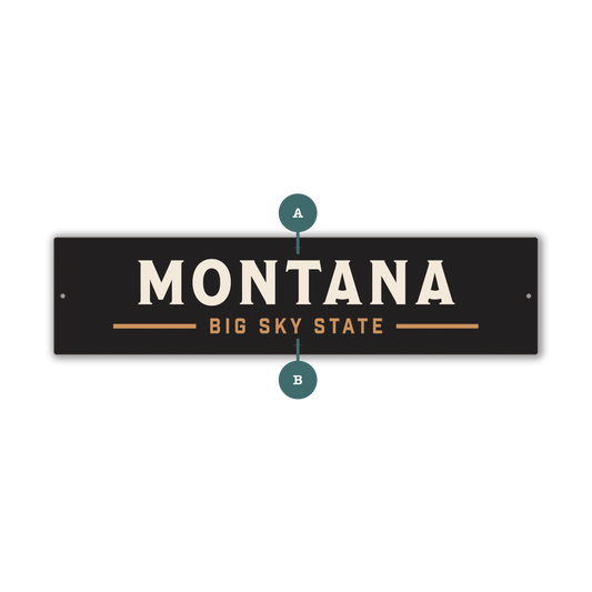 Landmark Signature Custom Signs: Black 2 - Wall Decor