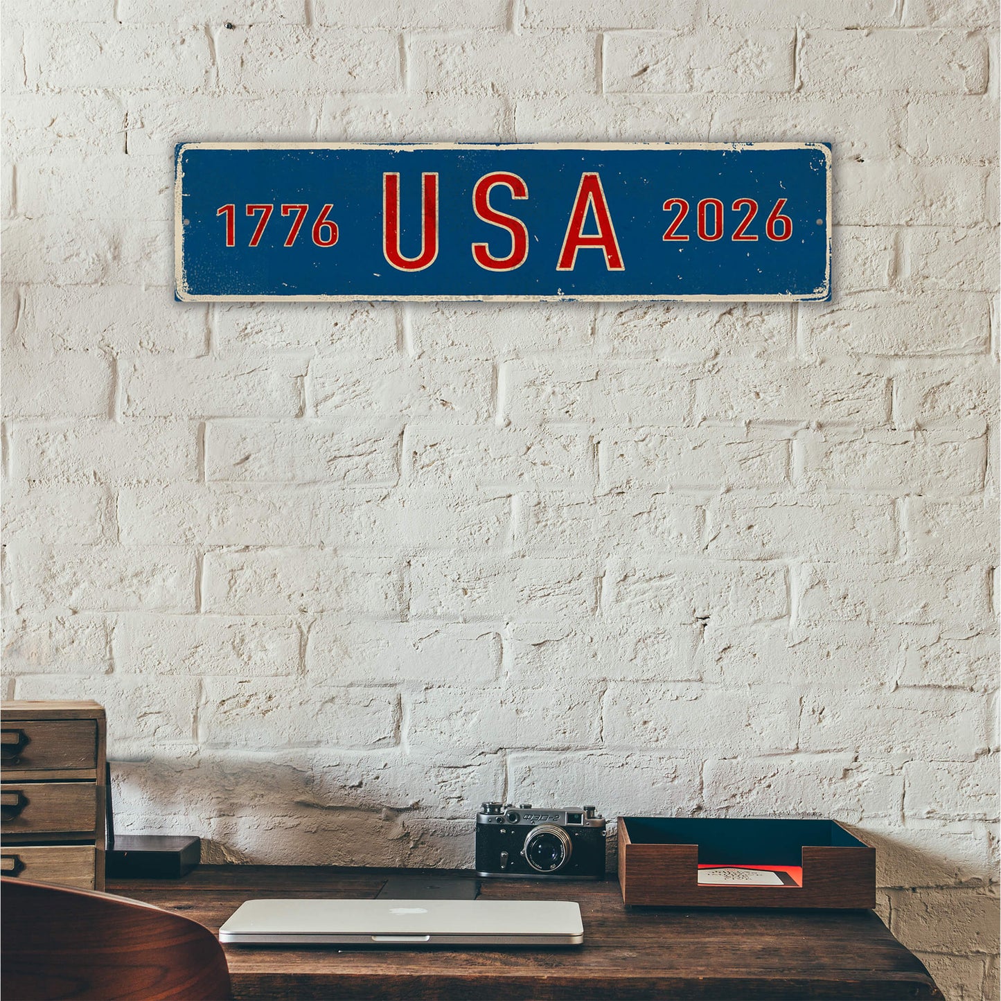 1776 – 2026 USA 250 Years Anniversary - Wall Decor